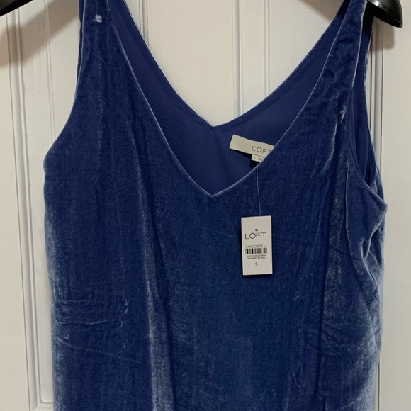 🔸Velvet Shell Top 〰️ LOFT - Picture 4 of 10